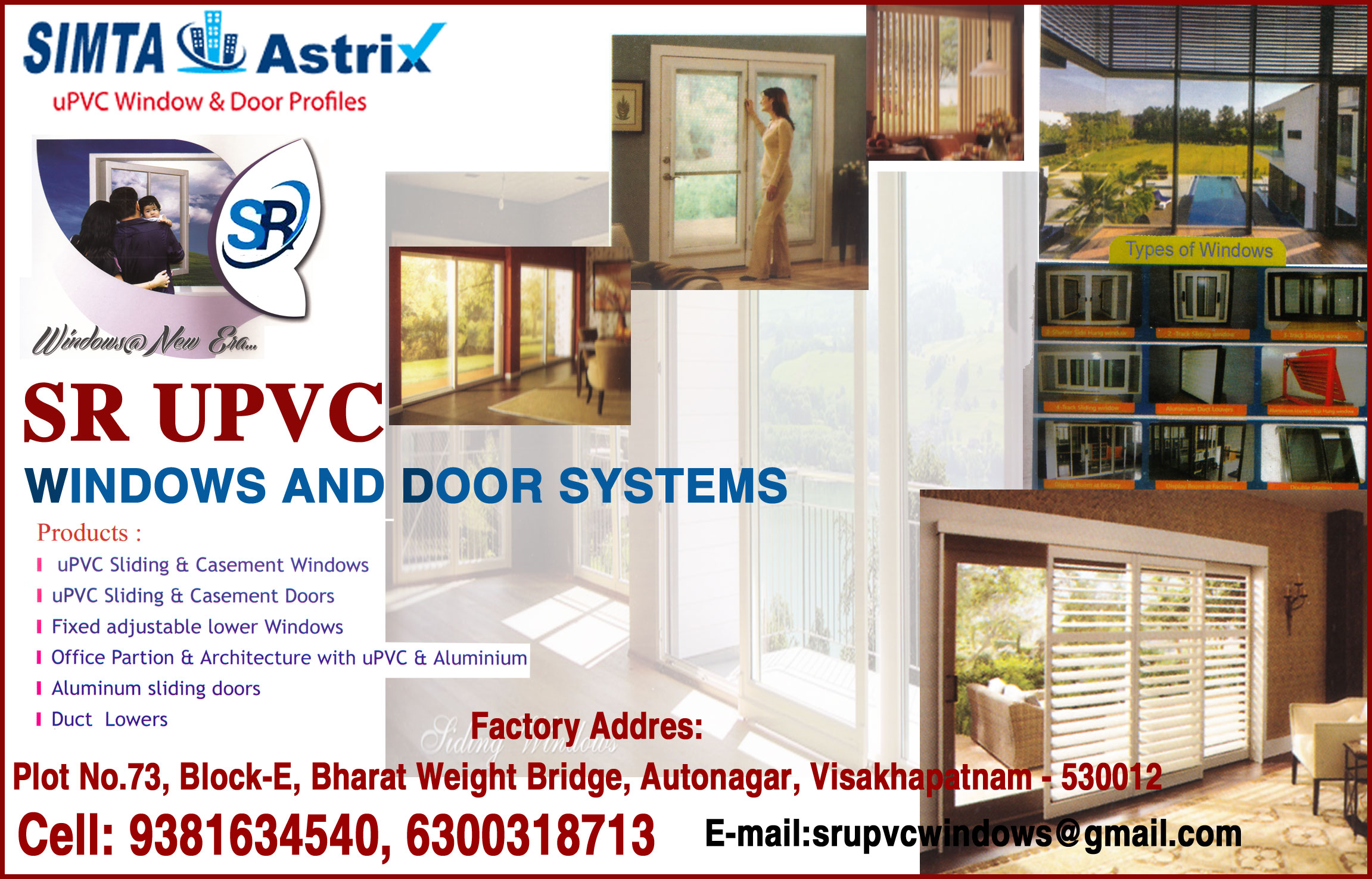 Sr Upvc Windows Door Systems Sisyp Yellow Pages